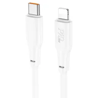 Дата кабель Hoco X93 Force Type-C to Lightning 20W (2m) White