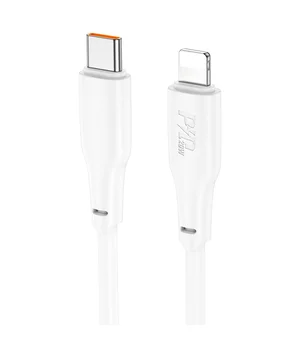 Дата кабель Hoco X93 Force Type-C to Lightning 20W (2m) White