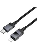 Дата кабель Hoco X118 Generous with display Type-C to Lightning 27W (1m) Black
