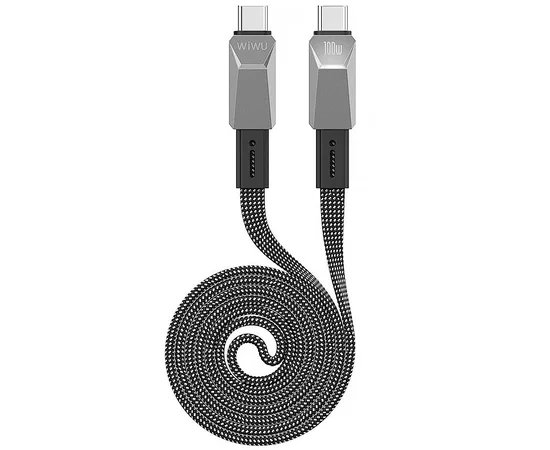 Дата кабель WIWU Wi-C078 Type-C to Type-C 100W (1m) Silver