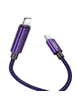 Дата кабель Hoco U125 Benefit 27W Type-C to Lightning (1.2m) Purple