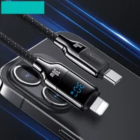 Дата кабель Usams US-SJ741 Digital Display HX Ser. Type-C to Lightning 30W (1.2m) Tarnish