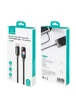 Дата кабель Usams US-SJ749 With Colorful Light TC Ser. Type-C to Lightning 30W (1.2m) Tarnish