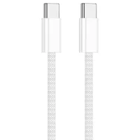 Дата кабель USB-C to USB-C FineWoven for Apple (A) (1m) (box) White