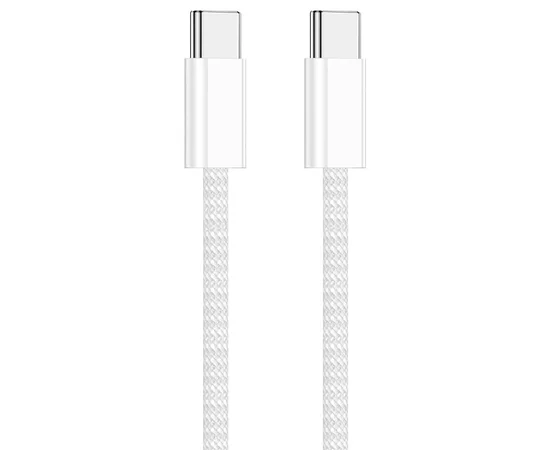 Дата USB-C кабель USB-C FineWoven для Apple (A) (1m) (box) White