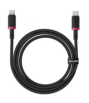 Дата кабель Baseus Dura Series Fast Charging Type-C to Type-C 100W (1m) (P10377803U01) Red / Black