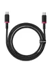 Дата кабель Baseus Dura Series Fast Charging Type-C to Type-C 100W (1m) (P10377803U01) Red / Black