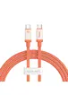 Дата кабель Baseus 0°C Series Fast Charging Type-C to Type-C 100W (1m) (P10368800731) Canyon Coral