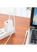 Дата кабель Borofone BX105 Corriente 60W Type-C to Type-C (1m) White