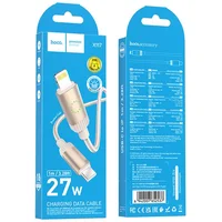 Дата кабель Hoco X117 Star Type-C to Lightning 27W (1m) Gold