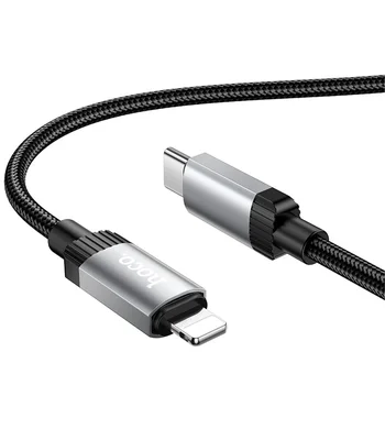 Дата кабель Hoco X117 Star Type-C to Lightning 27W (1m) Black