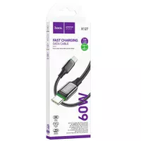 Дата кабель Hoco X127 Exceed Type-C to Type-C 60W (1m) Black