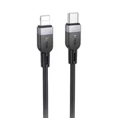 Дата кабель Hoco X109 Energy silicone Type-C to Lightning (1m) Black