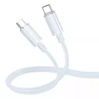 Дата кабель Borofone BX112 Lemon Type-C to Type-C 60W (1m) Blue