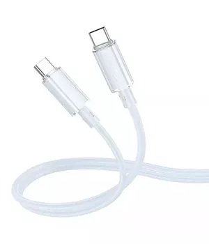 Дата кабель Borofone BX112 Lemon Type-C to Type-C 60W (1m) Blue