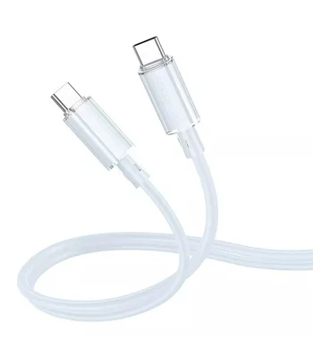 Дата кабель Borofone BX112 Lemon Type-C to Type-C 60W (1m) Blue