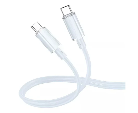 Дата кабель Borofone BX112 Lemon Type-C to Type-C 60W (1m) Blue