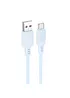 Дата кабель Borofone BX115 Lotto USB to Type-C 3A (1m) Blue