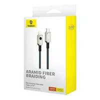 Дата кабель Baseus Unbreakable Series Fast Charging Type-C to Lightning 20W 1m (P10355803111-0) Stellar White
