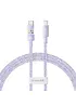 Дата кабель Baseus Gem Fast Charging Type-C to Type-C 100W (1m) (P10373000111) Nebula Purple