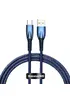 Дата кабель Baseus Glimmer Series Fast Charging Data Cable USB to Type-C 100W 1m (CADH00040) Blue