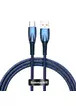 Дата кабель Baseus Glimmer Series Fast Charging Data Cable USB to Type-C 100W 1m (CADH00040) Blue