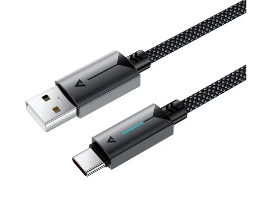 Дата кабель Acefast C19-04 USB-Type-C 3A (1.2m) Black