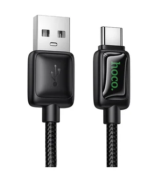 Дата кабель Hoco U146 Mundo USB to Type-C 36W (1.2m) Black