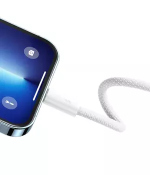 Дата кабель Baseus Dynamic Series Type-C to Lightning 20W (2m) (CALD0001) White