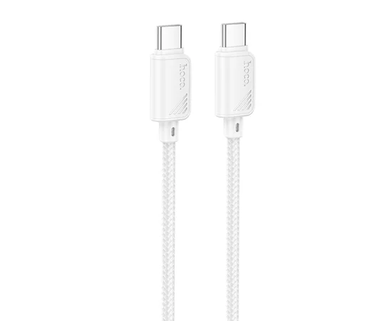 Дата кабель Hoco X113 Beneficio Type-C to Type-C 60W (1m) White