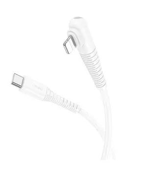 Дата кабель Borofone BX105 Corriente Type-C to Lightning (1m) White