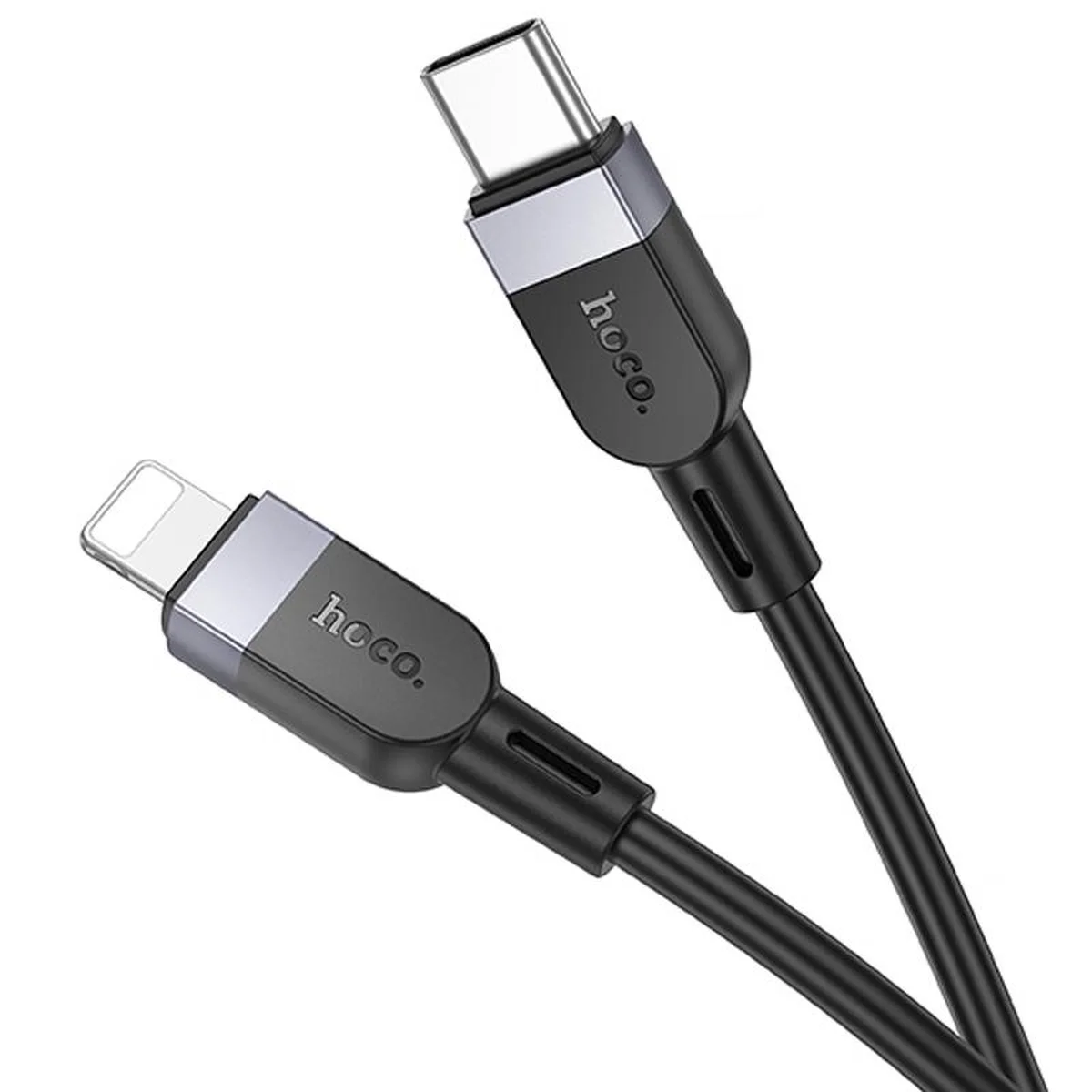Дата кабель Hoco X109 Energy silicone Type-C to Lightning (2m) Black