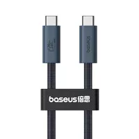 Дата кабель Baseus Flash 2 USB4 Full-Featured Type-C to Type-C 240W (1.8m) (P10311803112) Cluster Black