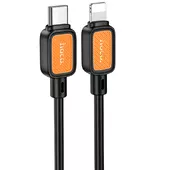 Дата кабель Hoco X108 Benefit 27W Type-C to Lightning (1m) Black