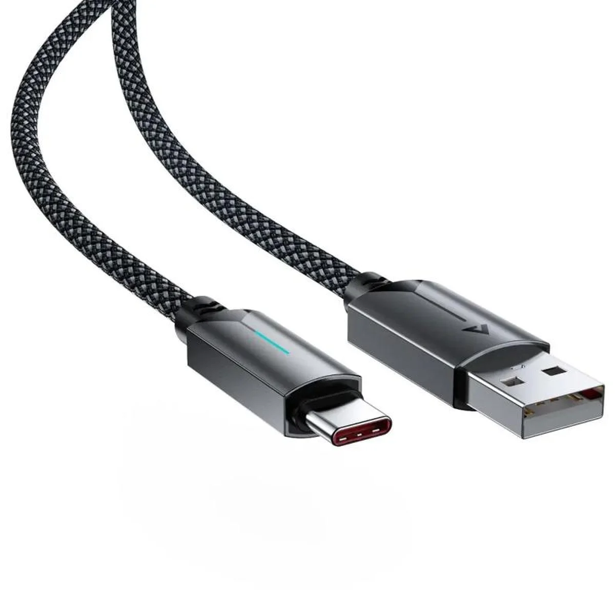 Дата кабель Acefast C19-04 USB to Type-C 3A (1.2m) Black