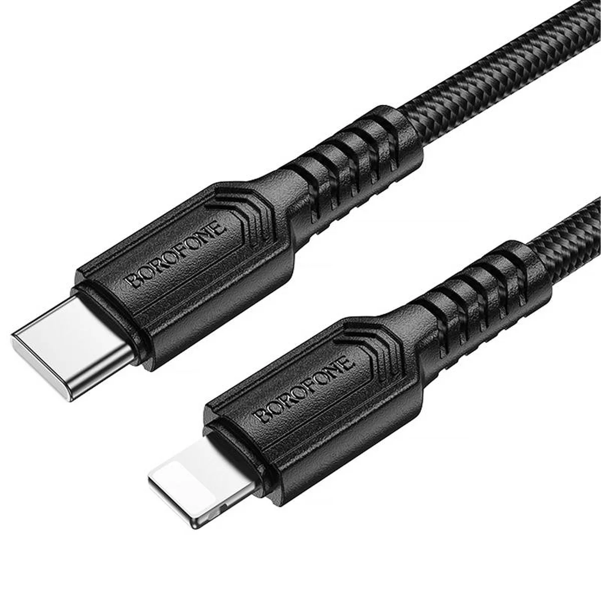 Дата кабель Borofone BX116 Certain Type-C to Lightning 27W (1m) Black