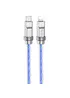 Дата кабель Hoco U113 Solid 20W Type-C to Lightning (1m) Blue
