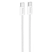 Дата кабель Hoco X104 Source 60W Type-C to Type-C (2m) White