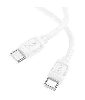Дата кабель Hoco X115 Surpass Type-C to Type-C 60W (1m) White