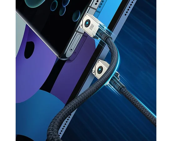 Дата кабель Baseus Unbreakable Series Fast Charging Type-C to Type-C 100W 1m (P10355800111-0) Stellar White