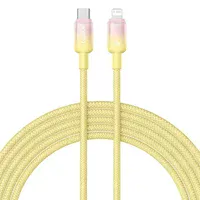 Дата кабель Baseus Discolor Series Fast Charging Type-C to Lightning 20W (1m) (P10374901) Custard Yellow