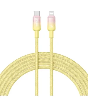 Дата кабель Baseus Discolor Series Fast Charging Type-C to Lightning 20W (1m) (P10374901) Custard Yellow
