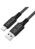 Дата кабель Acefast C17-04 USB-Type-C 3A (1.2m) Black