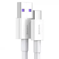 Дата кабель Baseus Superior Series Fast Charging USB to Type-C PD 66W (1m) (CATYS) Белый