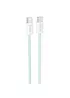 Дата кабель Hoco X104 Source 60W Type-C to Type-C (1m) Green