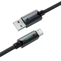 Дата кабель Acefast C19-04 USB-Type-C 3A (1.2m) Black