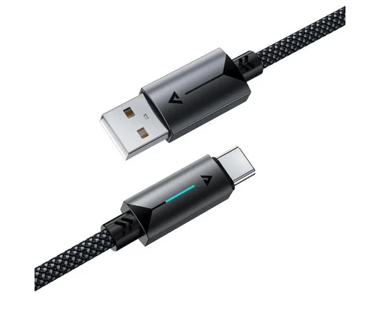 Дата кабель Acefast C19-04 USB-Type-C 3A (1.2m) Black