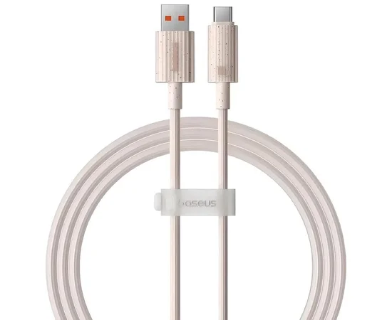 Дата кабель Baseus Habitat Series Fast Charging USB Type-C 100W (2m) (P1036020) Wheat Pink