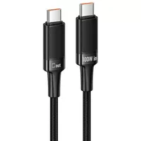 Дата кабель Hoco U153 Extreme Type-C to Type-C 100W (1.2m) Black