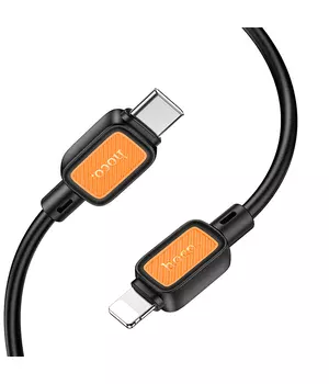 Дата кабель Hoco X108 Benefit 27W Type-C to Lightning (1m) Black